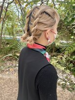 ピークアブー アヴェダ アトレ恵比寿(PEEK-A-BOO AVEDA)&nbsp;ねじり編みアレンジ