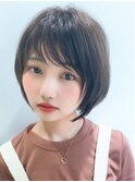 大人可愛い小顔ショートボブ u-realm otto 新宿 川田