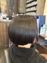 ヘアーデザイン ソレイユ 久米川店(Hair Design SOLEIL) ダークグレーボブ