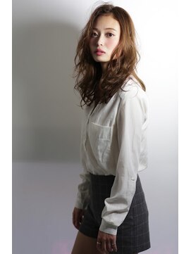 アディクト イースト 東陽町東口(addict EAST) オリーブベージュ＿シャドールーツ＿セミロング［東陽町］