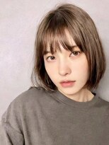 バロン ビューティー バイ フー 自由が丘(BARON Beauty by 風)&nbsp;ボブ/ショートヘア/アッシュグレージュ/自由が丘美容室