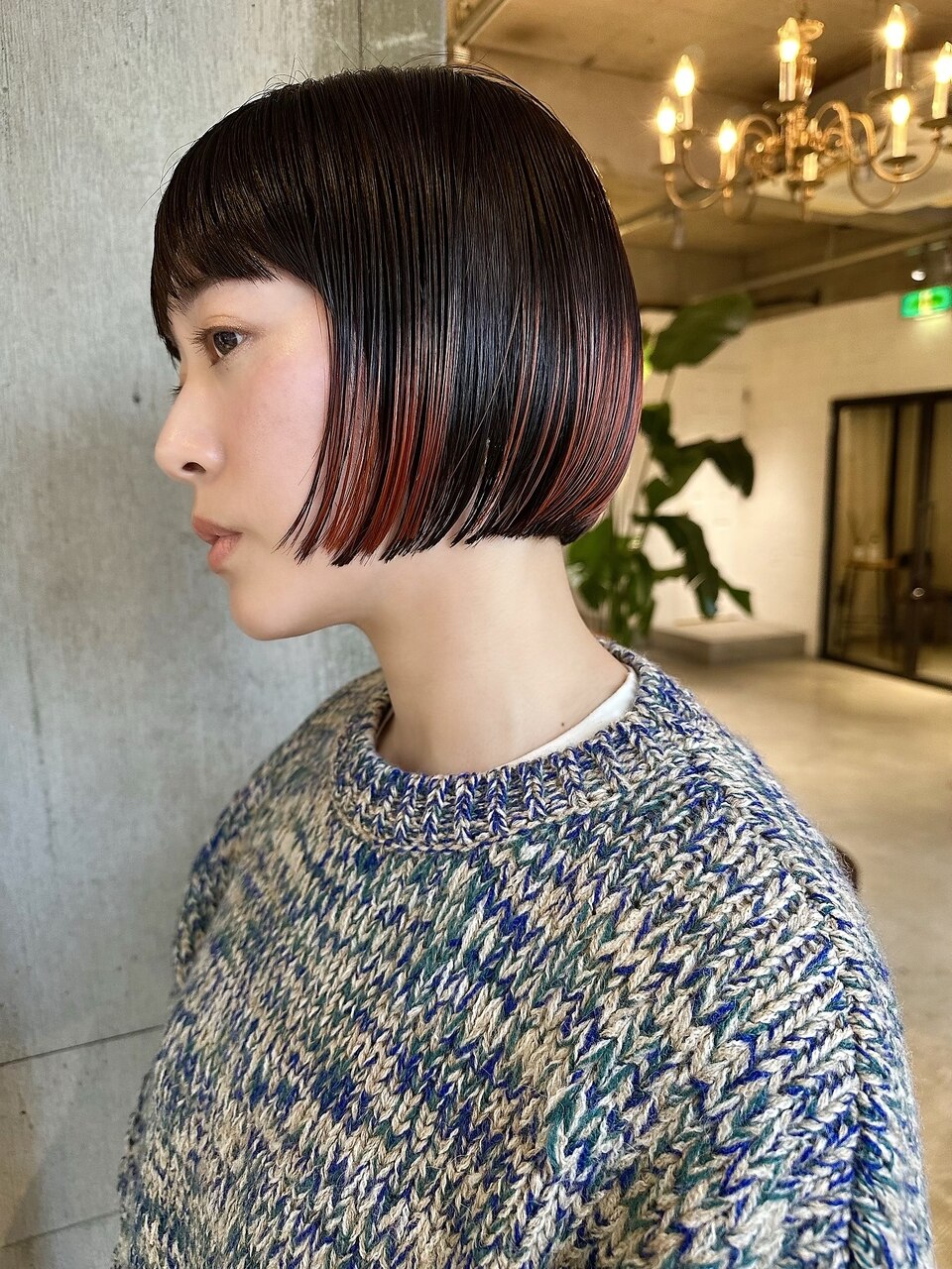 フォンテーヌ　DX30　人毛MIX　ブラウン系グラデーション　ショート フォンテーヌ DX30 人毛MIX ブラウン系グラデーション ショート