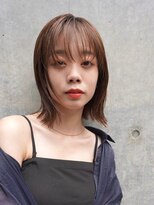 ニコ トウキョウ 渋谷(nico TOKYO)&nbsp;ミディアムレイヤーカットボブウルフ/10代20代/インナーカラー