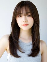 レノラ 本町(LENORA)&nbsp;レイヤーカットレイヤーロングヌーディベージュアースカラー