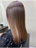 インナーカラー　ベビーピンク