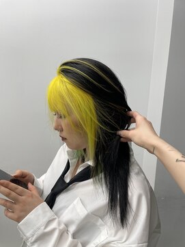 ヴァーディ オモテサンドウ(Vardy omotesando) inner design/インナーカラー 黄色