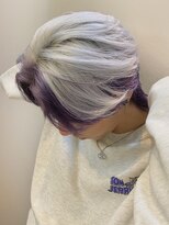 ビッケメンズヘア(Vicke Men's hair)&nbsp;フェザーパーマセンターパートダウンパーマニュアンスパーマ韓国