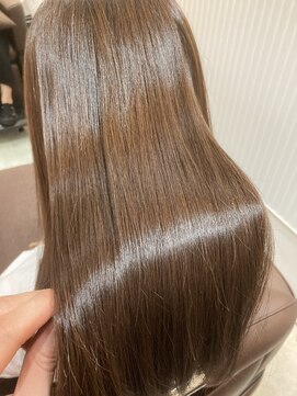 アニュー 北浦和店(ANEW) 【髪質改善】ツヤツヤ+サラサラ　　髪質改善カラー