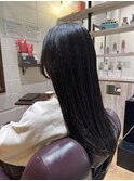 黒髪ロング
