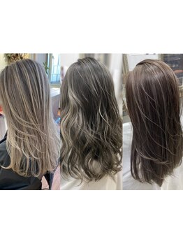 【下高井戸駅徒歩1分☆】白髪は隠すから活かすへ!透明感と艶を両立する《大人カラー》で白髪のお悩み解決♪