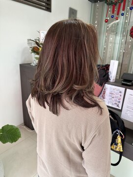 クロップ エス 茅ヶ崎本店(crop es) 白髪ぼかしカラーとレイヤー