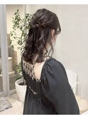 〈セミロング〉ゆるふわアレンジ＊ハーフアップ