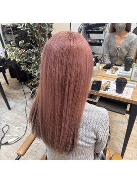 ピンク&ブラック・インナーカラー