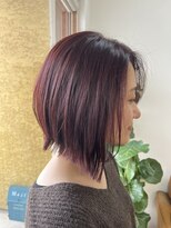 エルフゥ(Elle fou)&nbsp;ナチュラルウルフ　艶カラー　ボルドールビー