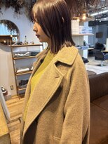 キチ(kichi.)&nbsp;[kichi.] ロブ×透明感ブラウンベージュ