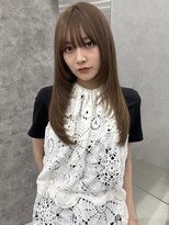 アイヴァン(AIVAN) ロングレイヤー・ハッシュレイヤー・マロンベージュ lll