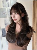 大分ハッシュカット韓国レイヤーワンホンヘアヨシンモリかるめ