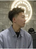 MEN’S HAIR/ピンパーマ/スパイキー/テーパーフェード ST