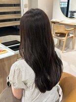 オリ 仙台(Oli) ダークパープル/ナチュラルショート/夏のヘアアレンジ/仙台