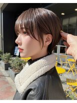 サンドナル 鹿児島天文館(sand NALU)&nbsp;ハッシュカット/グレージュ/デザインカラー[鹿児島天文館]
