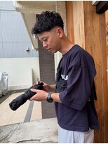 ツネ ヘアアンドヘッドスパ(TsuNE hair&head spa)&nbsp;ミドルフェード　アップバング