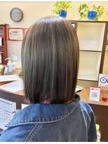 ヘアー スタイリスト(hair STYLIST)&nbsp;グレージュハイライトボブ
