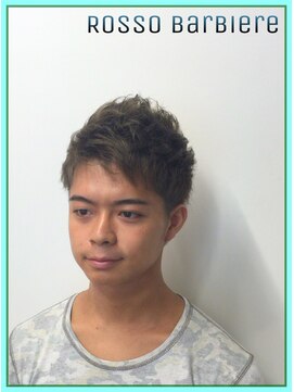 バーバーショップ テト キタヤマ(barber shop tete kitayama) 【RODSO】メンズ ナチュラルマットカラー ソフモヒ【barbiere】