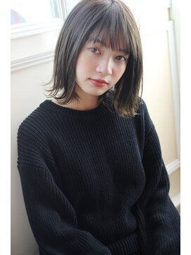 アンアミ オモテサンドウ(Un ami omotesando) 【Un ami】《増永剛大》 切りっぱなし風、大人に人気、肩上ボブ