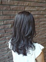アッシュ 大泉学園店(Ash)&nbsp;【イルミナカラー】黒染めしたくないけど暗く！ツヤ髪ブルージュ