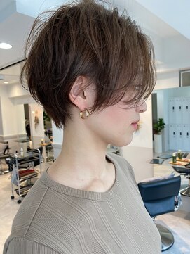 グラフ 銀座(GRAFF) 大人かわいい簡単スタイリング/前髪なしハンサムショート