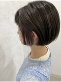 ミニボブ×インナーカラー