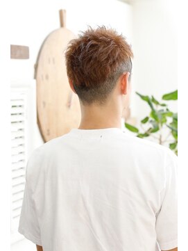 ショウザバーバー(SHOW the Barber) グレージュツーブロックアップバング<SHOW the Barber>