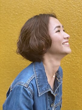 トロンヘアー(tronc hair) ハンサムショート×ナチュラルパーマ