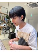 ショートボブナチュラルボブショートカットボブ前髪ありショート