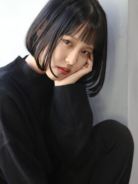 アンクー(Ankh) 【Ankh】シースルーバング×黒髪ぱっつんボブ＃大人かわいい