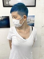 ベニス(VENICE)&nbsp;ベリーショート×ブルー