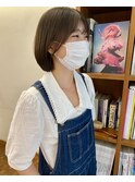 ボブ/ショートボブ/丸みショート/伸ばしかけボブ/20代30代