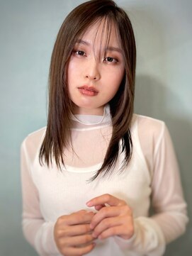 ヘアメイク パッセージノエ 浜田山店(Passage noe) ストレートでもかわいいフェミニンヘア