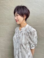 アデプト 綾瀬店(adept)&nbsp;ノンブローショート×パープル【綾瀬/北千住/亀有】