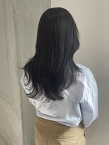 ヨーク(YOKE)&nbsp;【 YOKE 】レイヤーくびれ小顔ブルーブラック韓国