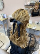 プーペ(pupe)&nbsp;お呼ばれハーフアップ