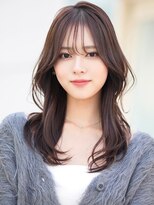 レイリー 原宿 表参道(Rayreee)&nbsp;くびレイヤー美髪ケアカラーエアリーロングピンクブラウン