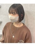 前髪縮毛矯正×ボブヘア