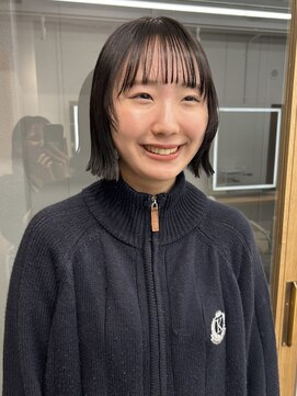 ニカ(NICA) 【NICA】ボブ外はねボブ切りっぱなしボブbob＊緒方