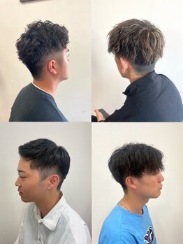 アールアンドアール 津山店(R&R)の写真/メンズのお客様も多数ご来店！メンズも通いやすい雰囲気で、髪の悩みやスタイリングの悩みも解決◎