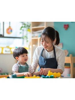 お子様連れの方も通いやすいサロン。周りを気にせずリラックスしてお過ごせる♪