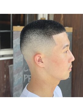エルエー 大津店(L.A) スタイリスト【上岡】スキンフェードバズカット