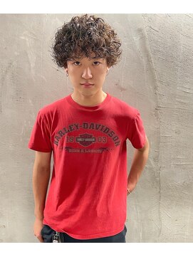 ロイジー(roijir) プードルパーマ×メンズマッシュ