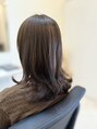 アグ ヘアー イース 太田2号店(Agu hair ease)&nbsp;ベージュ系透明感カラー　#くびれミディ