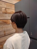 ベイショア(Bay Shore NY)&nbsp;大人かわいいマロンベージュフェザーショート